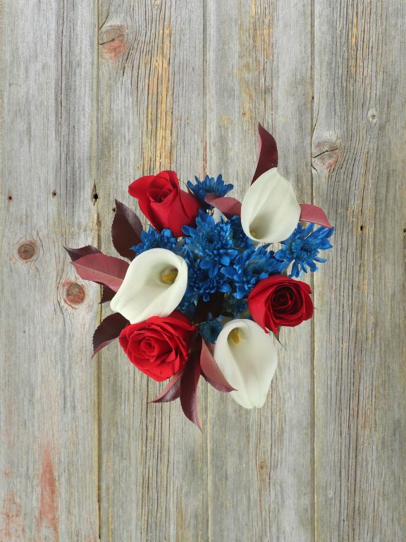 PATRIOTIC BOUQUET - 12 STEM